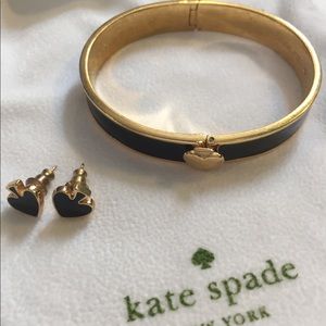 Kate Spade bracelet and earring set